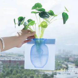 گلدان فانتزی سیلیکونی مدل دیواری