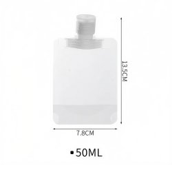 کاور نگهدارنده کرم و مایع دستشویی 50ML بسته 4 عددی