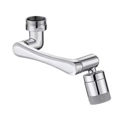 سر شیر آب چرخشی مدل بازویی جنس استیل مدل Metal